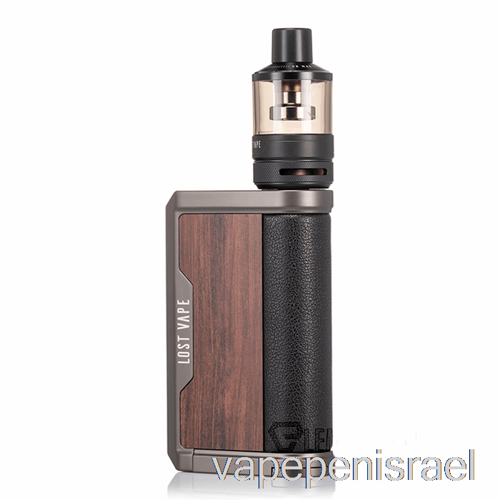 חד פעמי Vape Israel איבד Vape Centaurus Q200 ערכת התחלה [podtank] עץ אגוז אקדח